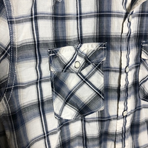 AEO vintage fit plaid shirt size: XS/TP - Picture 8 of 9